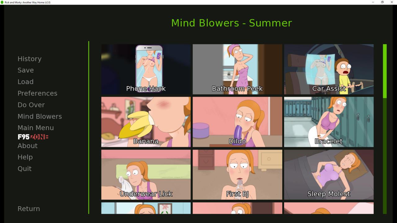 Rick and morty porn game apk