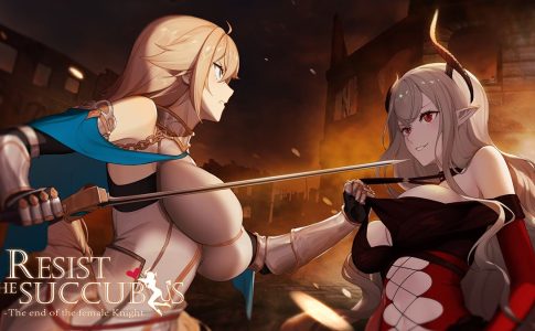 Resist the succubus The end of the female Knight Aadult Game Cover