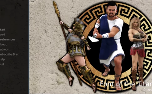 Font of the Titans Adult Game Cover