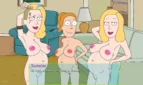 Rick and Morty - The Perviest Central Finite Curve Adult Game Screenshot (6)