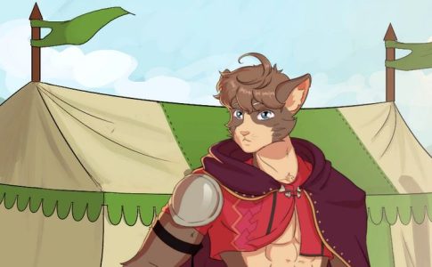 Burrow of the Fallen Bear A Gay Furry Visual Novel Adult Game Cover