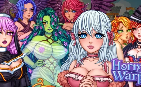 Horny Warp Hentai Fantasy Adult Game Cover