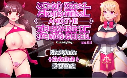 Lewd Crest Knightess and the Perverted Demon Queen Adult Game Cover