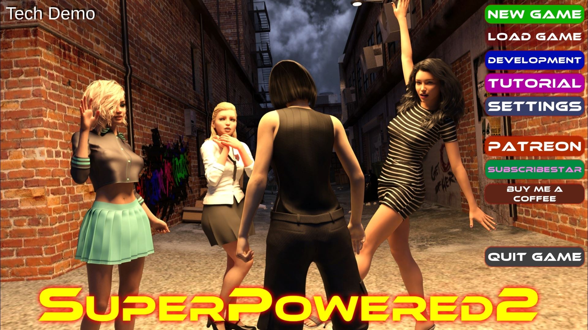 Superpowered porn game