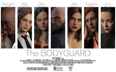 The Bodyguard Adult Game Cover