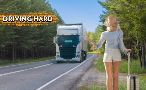 Driving Hard Adult Game Cover