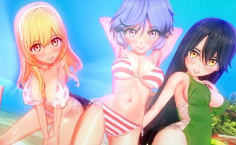 Sweet Summer Harem! Adult Game Cover