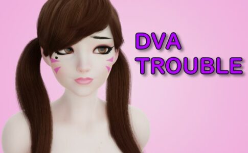 Dva Trouble Adult Game Cover