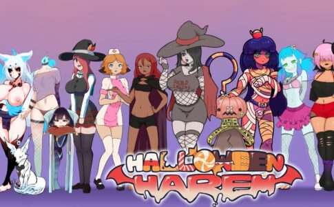 Halloween Harem Adult Game Cover