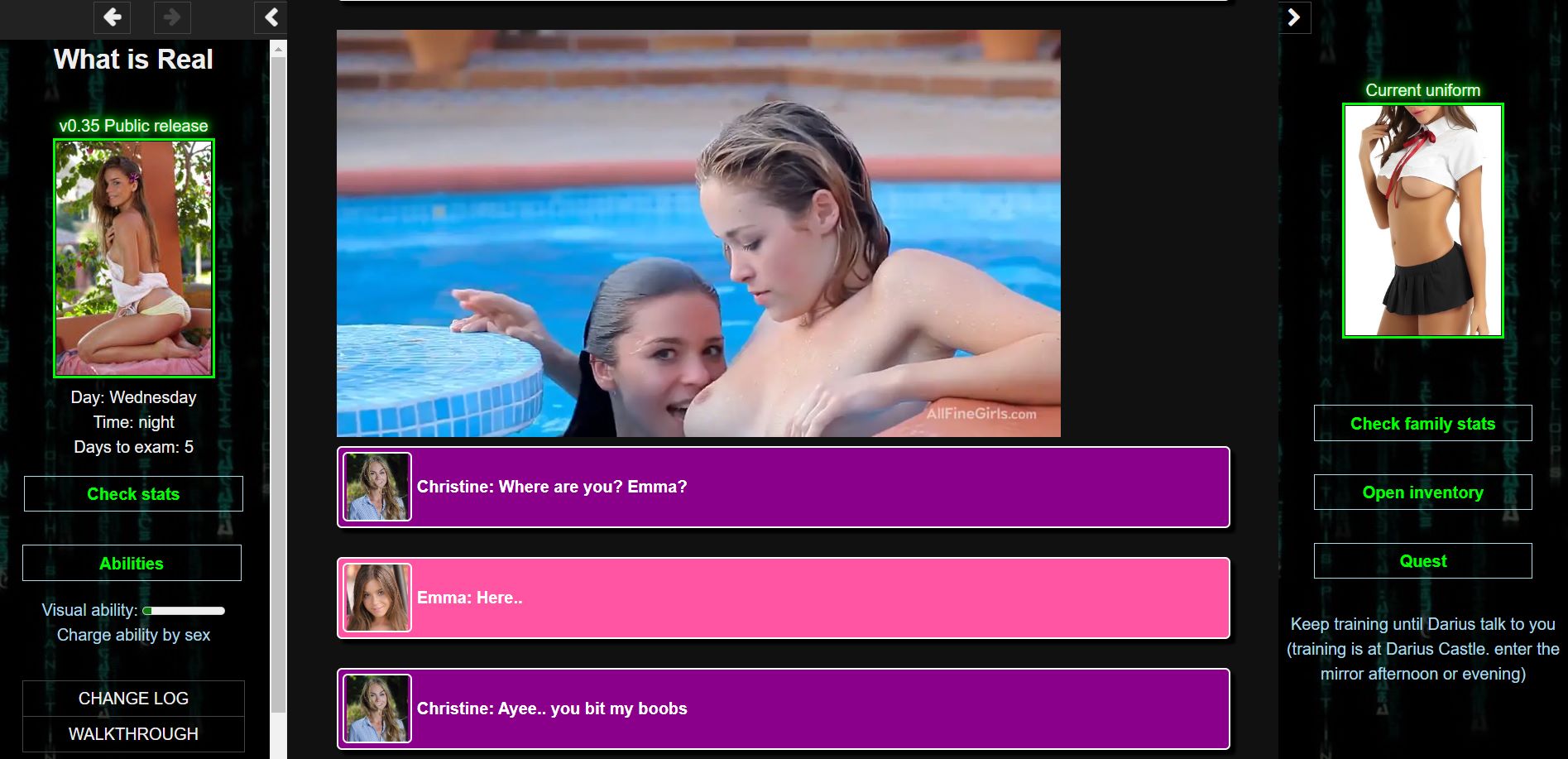 HTML] What Is Real? - v0.85 by Walbobo Adult Porn Game Download Free For  Android and PC