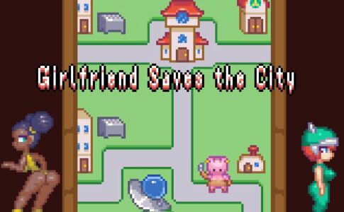 Girlfriend Saves the City Adult Game Cover