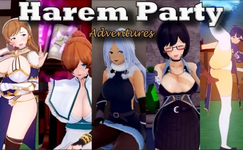 Harem Party Adventures Adult Game Cover