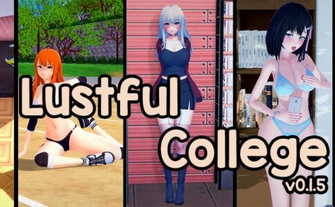 Lustful College Adult Game Cover