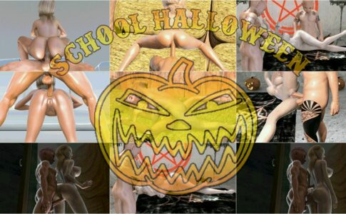 School Halloween Adult Game Cover