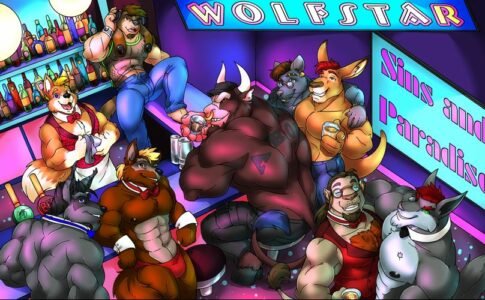 Wolfstar Sins and Paradise Porn Game Cover