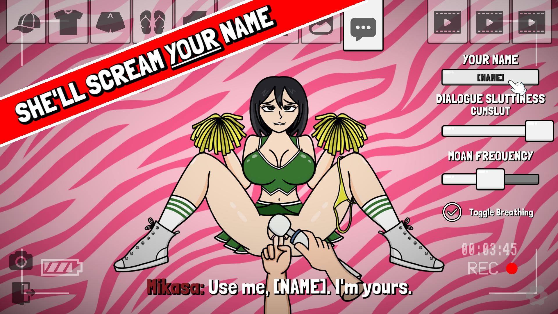 Mikasa trainer porn game