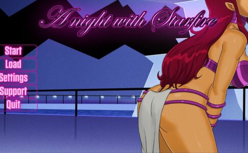 A night with Starfire Adult Game Cover