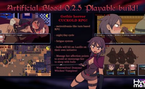 Artificial Blood Adult Game Cover