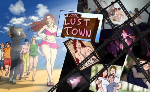 Lust Town, Amanda’s road to porn Adult Game Cover