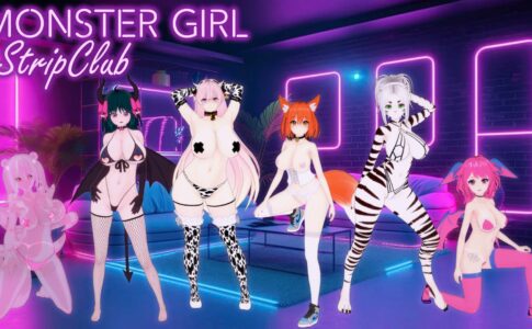 Monster Girl StripClub Adult Game Cover