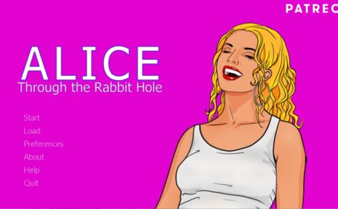 Alice Through the Rabbit Hole Adult Game Cover