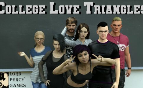 College Love Triangles Adult Game Cover