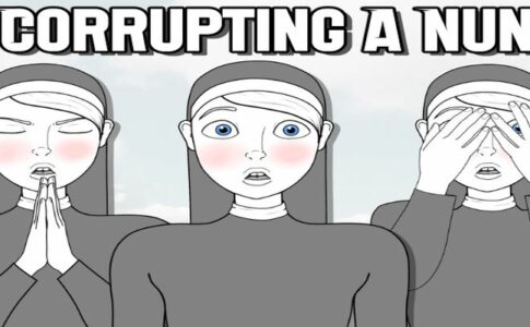 Corrupting a Nun Adult Game Cover