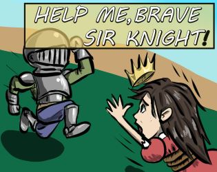 Help Me, Brave Sir Knight! Adult Game Cover