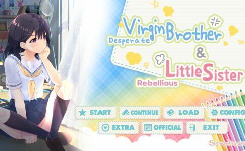 Desperate Virgin Brother & Rebellious Little Sister Adult Game Cover