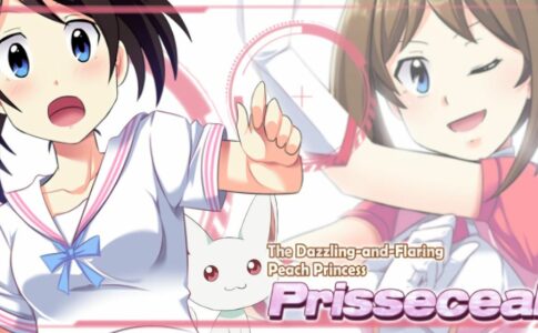 Prisseceal, the Dazzling-and-Flaring Peach Princess Adult Game Cover