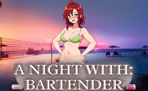 A Night With Bartender Adult Game Cover