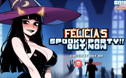 Felicia's Spooky Party!! Adult Game Cover