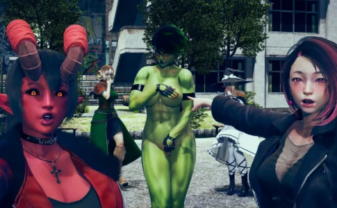 Irregular Fantasy World A Sapphic Adventure Adult Game Cover