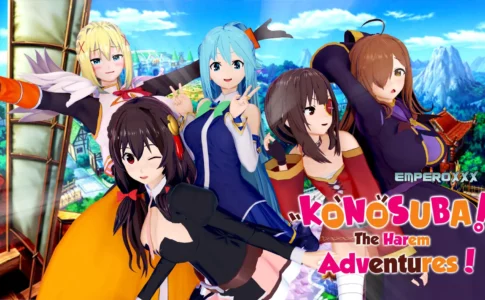 KonoSuba - The Harem Adventures Adult Game Cover