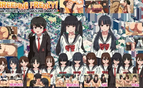 Breeding Frenzy! Can you get 1000+ girls pregnant Adult Game Cover