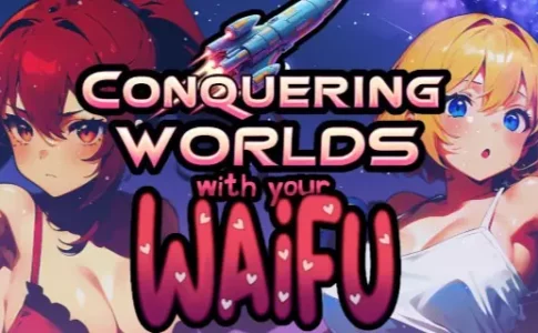 Conquering Worlds with your Waifu Adult Game Cover