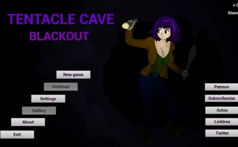 Tentacle Cave Blackout Adult Game Cover