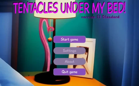 There are tentacles under my bed! Adult Game Cover