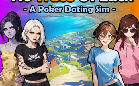 No Trace of Luck - A Strip Poker Dating Sim Adult Game Cover