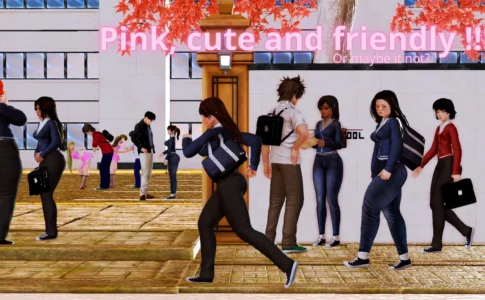 Pink Cute and Friendly or Maybe Not Adult Game Cover