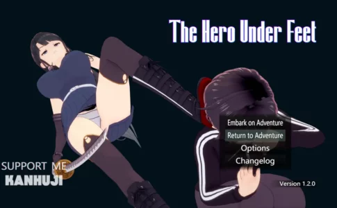 The Hero Under Feet Adult Game Cover