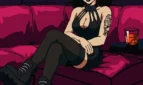 Infinite date with big tiddy goth girl Adult Game Screenshot (1)