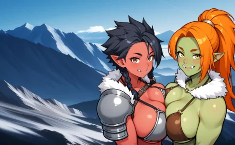 Tomboy- Trapped by Orcs Adult Game Cover