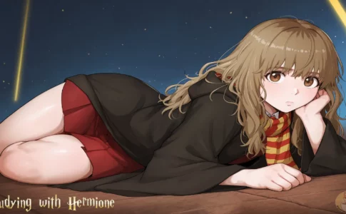 Studying with Hermione Adult Game Cover