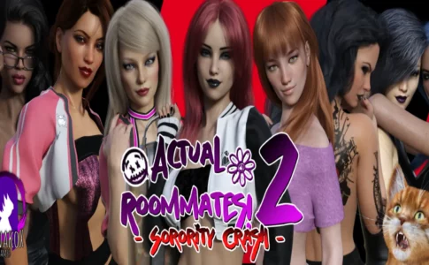 Actual Roommates 2 - Sorority Crash Adult Game Cover