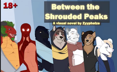 Between The Shrouded Peaks Adult Game Cover