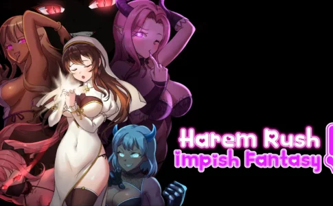 Harem Rush! Impish Fantasy Adult Game Cover