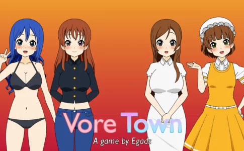 Vore Town Adult Game Cover