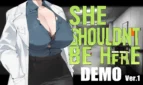 SHE SHOULDN'T BE HERE Cover
