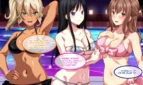 Horny Ladies at the Members-Only Pool After Dark Adult Game Screenshots (3)